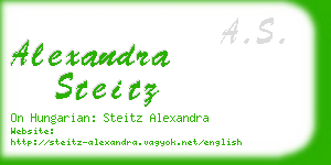 alexandra steitz business card